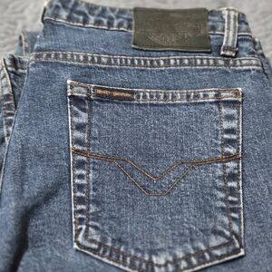 Womens Harley Davidson Bootcut Size 10 New Blue Denim Jeans